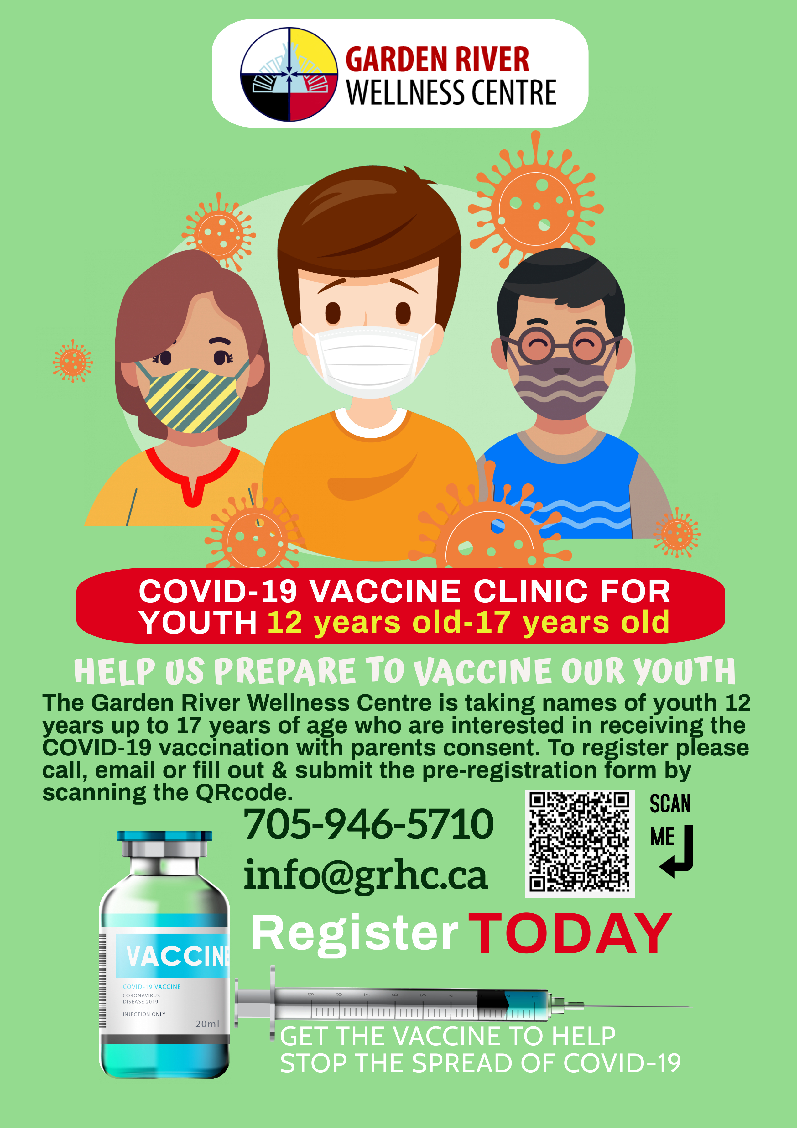 COVID-19 Vaccine Clinc For Youth 12-17
